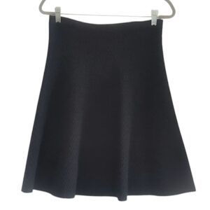Cabi Textured Knit Pull On Unlined Circle Skirt Size S
